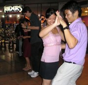 My main man CX and I on our birthday; latin dancing at southbank. Best fun ever!