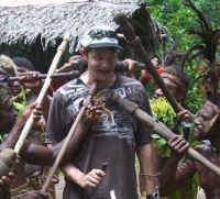 I think they like me!     ... This is what heppens in Vanuatu when you tell a warrior tribe that their cheif is fat.