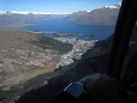 View from the helicopter