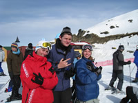 Our "advanced" ski class