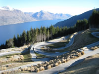 Luge track above Queenstown