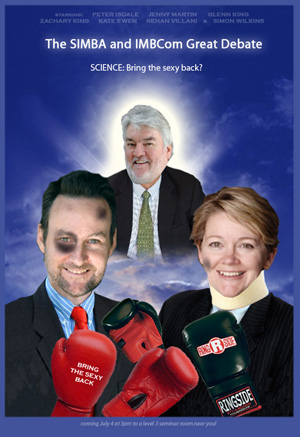 Peter Isdale and group leaders in heaven